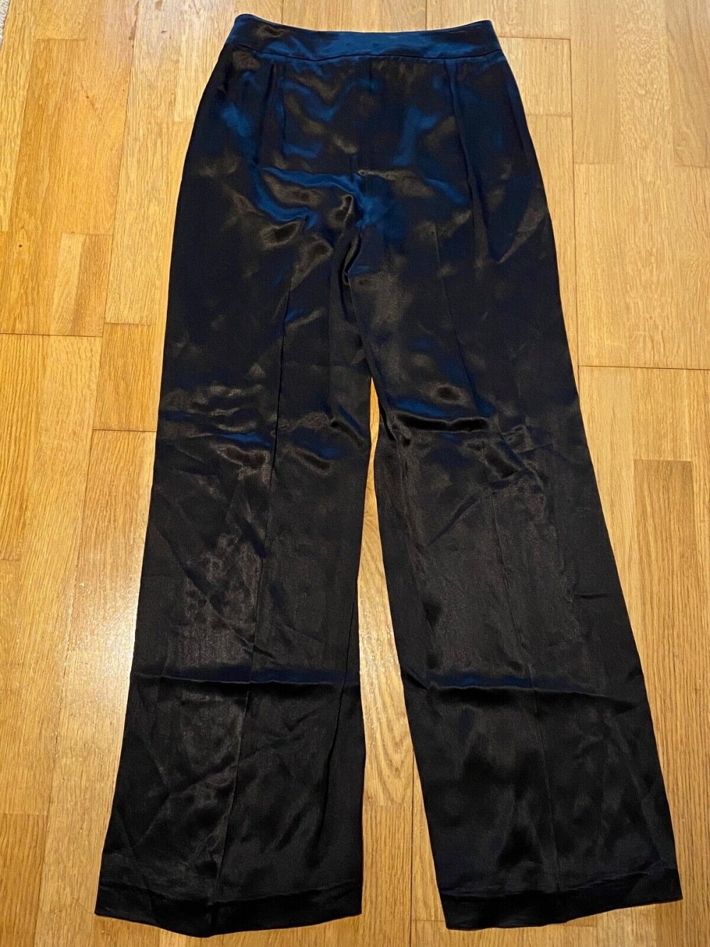 karen millen tailord viscose satin back crepa wide leg trousers Größe 38