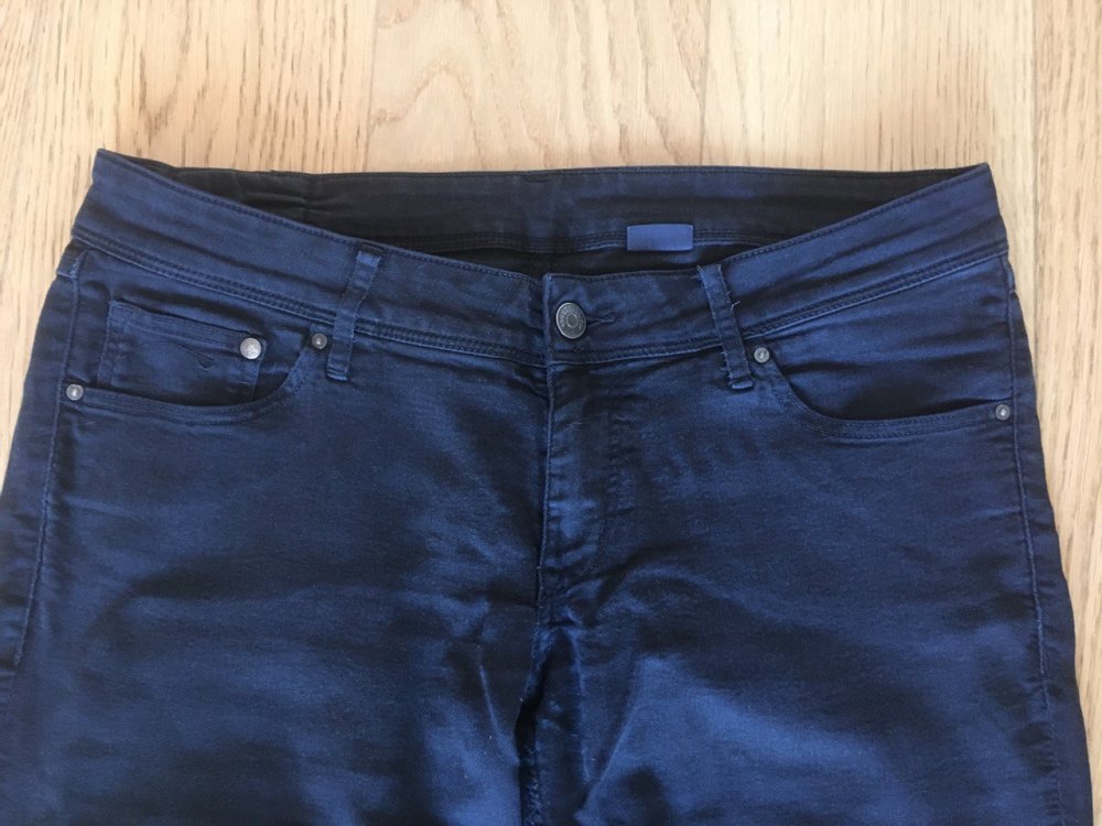 Schwarze leichte Jeans