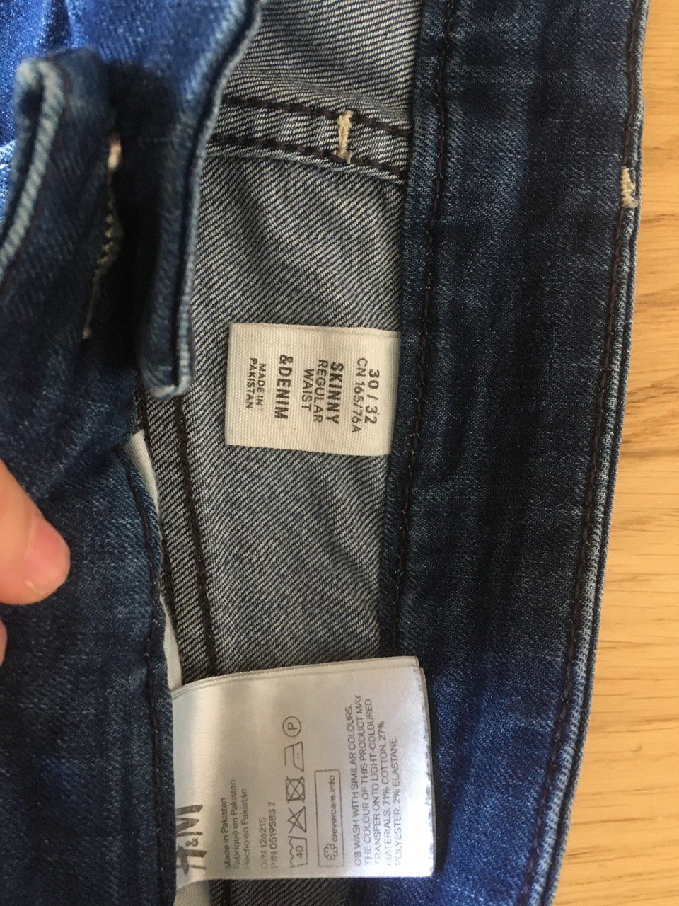 Blaue Jeans