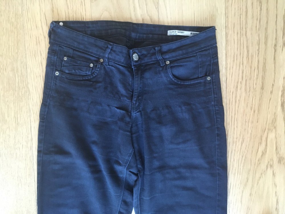 Schwarze skinny Jeans