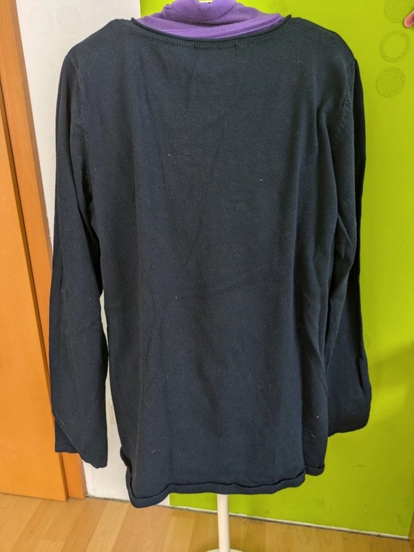 dunkelblauer Pullover Gr.44/46