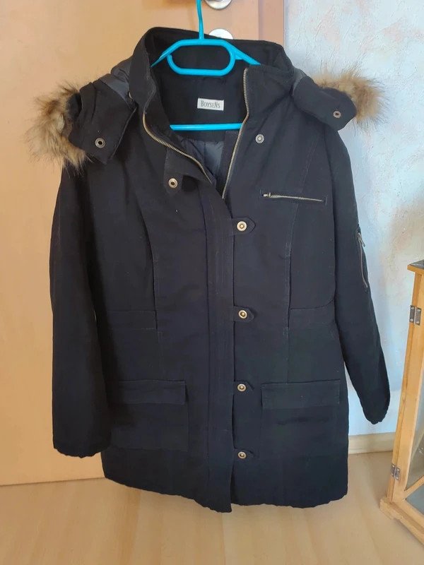 schwarze Jacke Gr.44