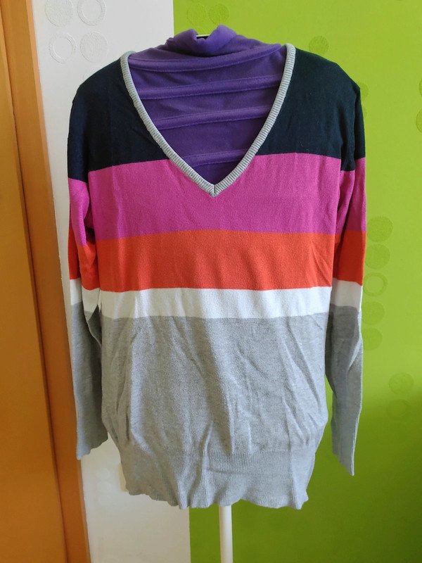 gestreifter Pullover Gr.L
