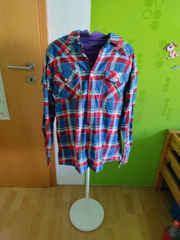 lariertes langarm Hemd Gr.M