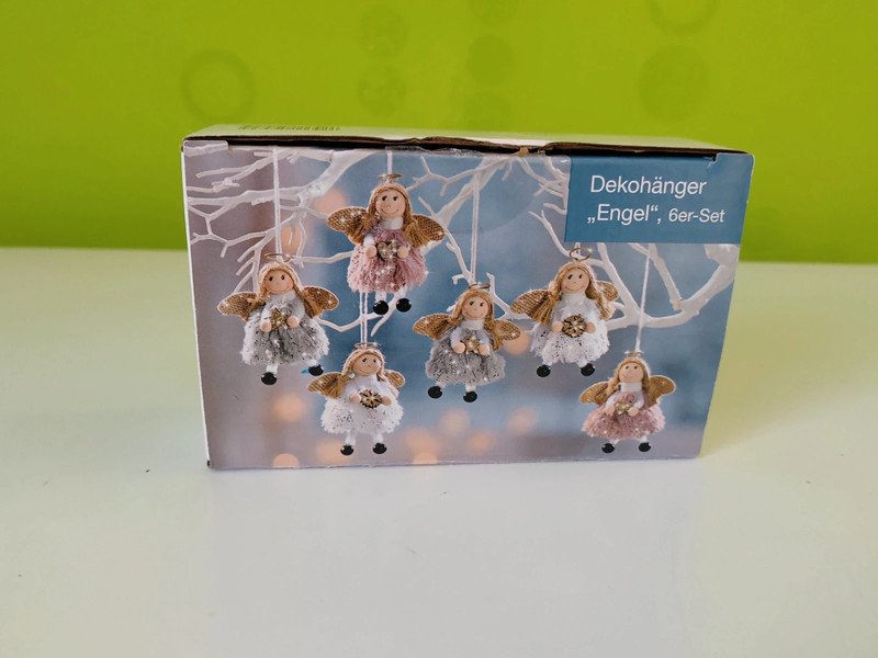 6 süße Dekoanhänger