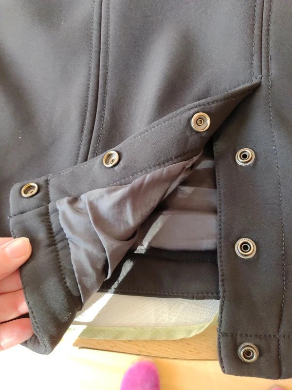 schwarze Softshelljacke Gr.42/44