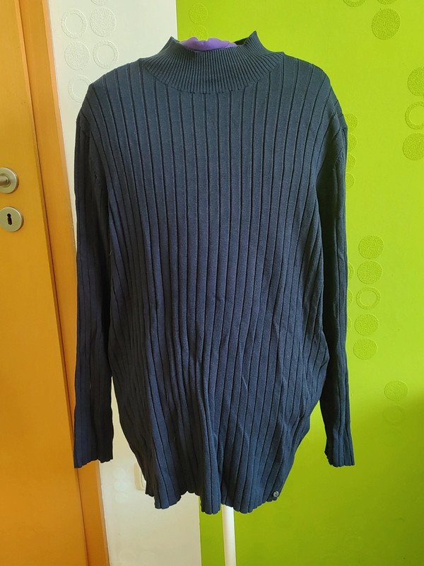 blauer Rollkragenpullover Gr.XL