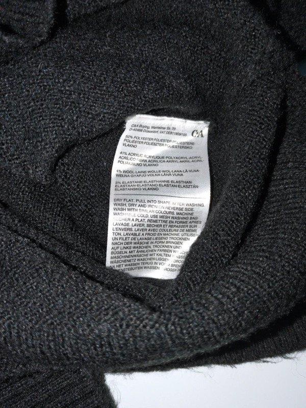 schwarzer Pullover Gr.M