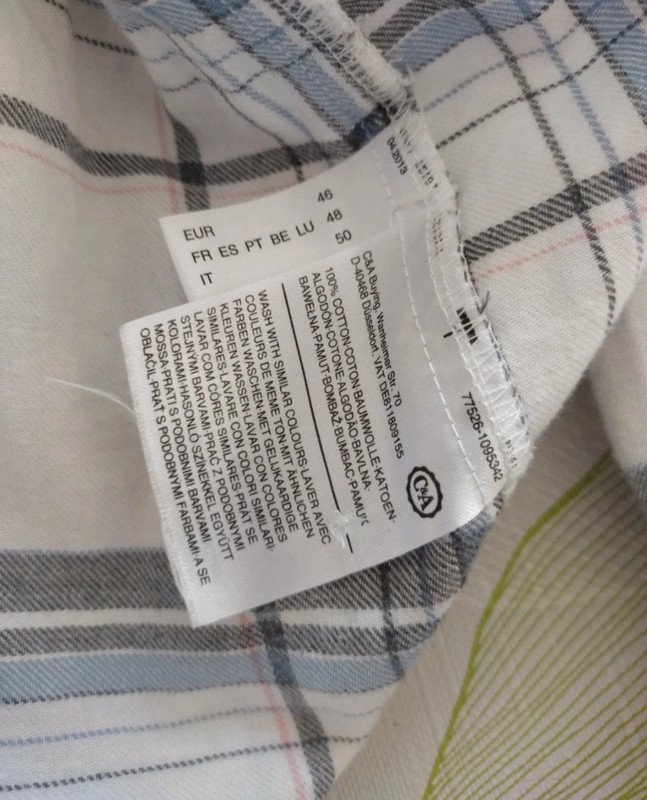 Neue karierte Bluse Gr.46