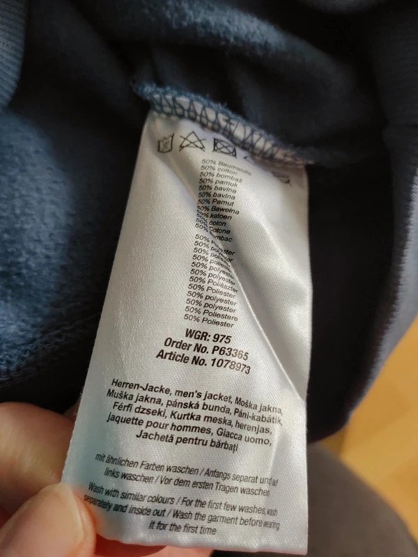  blauer Hoodie Gr.M