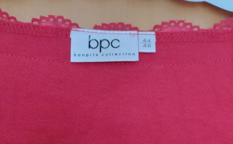 rotes LA-Shirt Gr.44/46 
