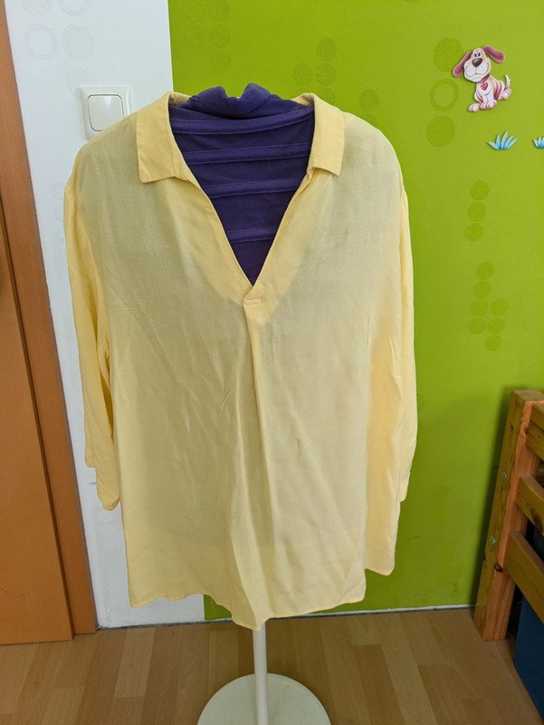 gelbe Bluse Gr.48