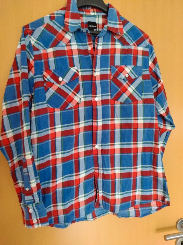 lariertes langarm Hemd Gr.M