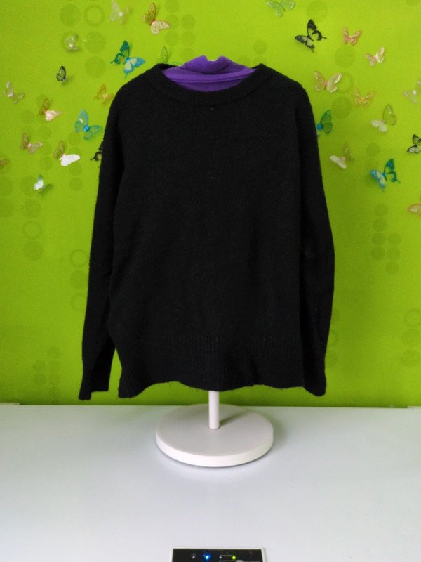 schwarzer Pullover Gr.M