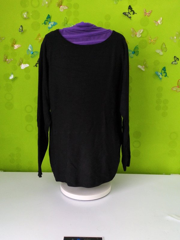 schwarzer Pullover Gr.M