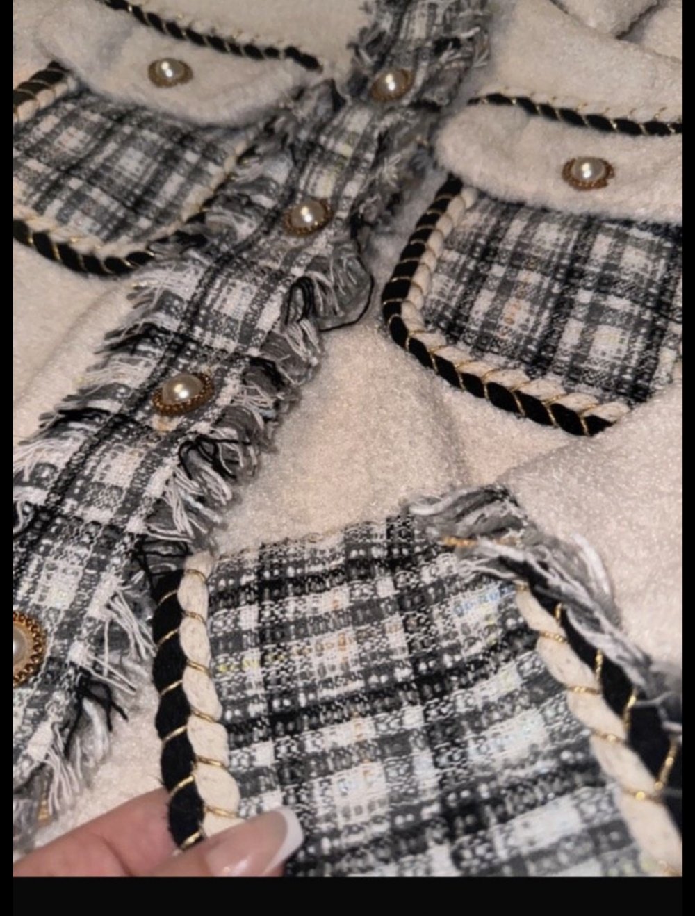 Cropped Teddyjacke