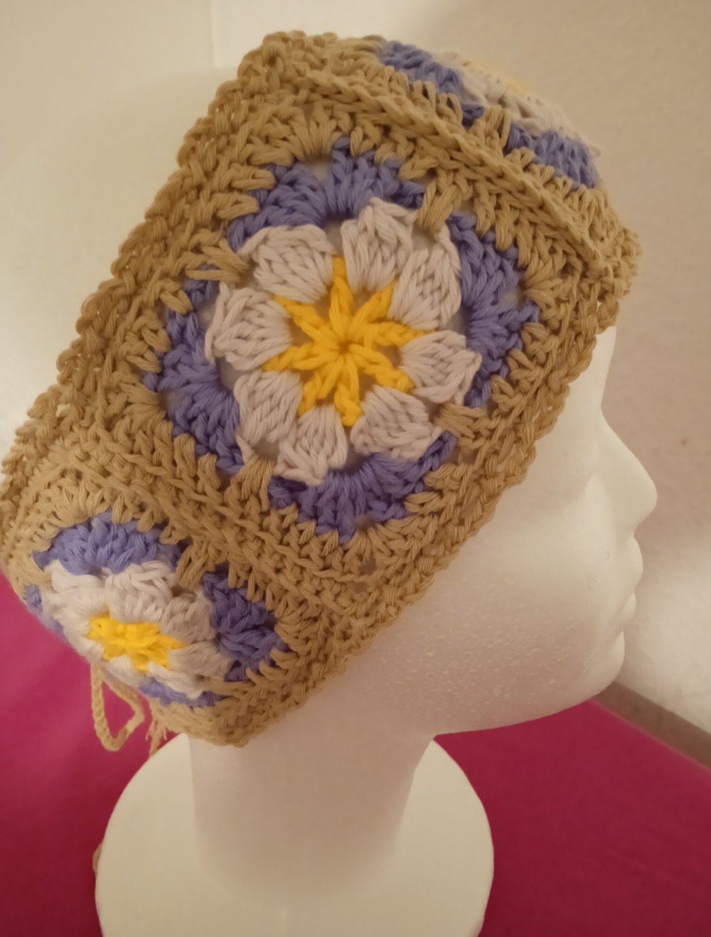 Haarband. Granny Squares.