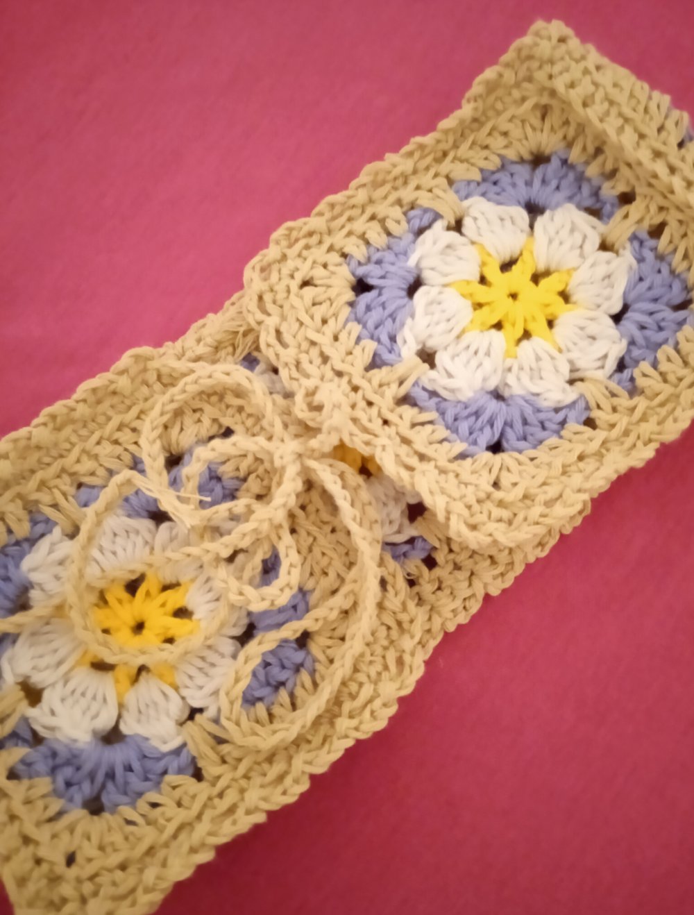 Haarband. Granny Squares.