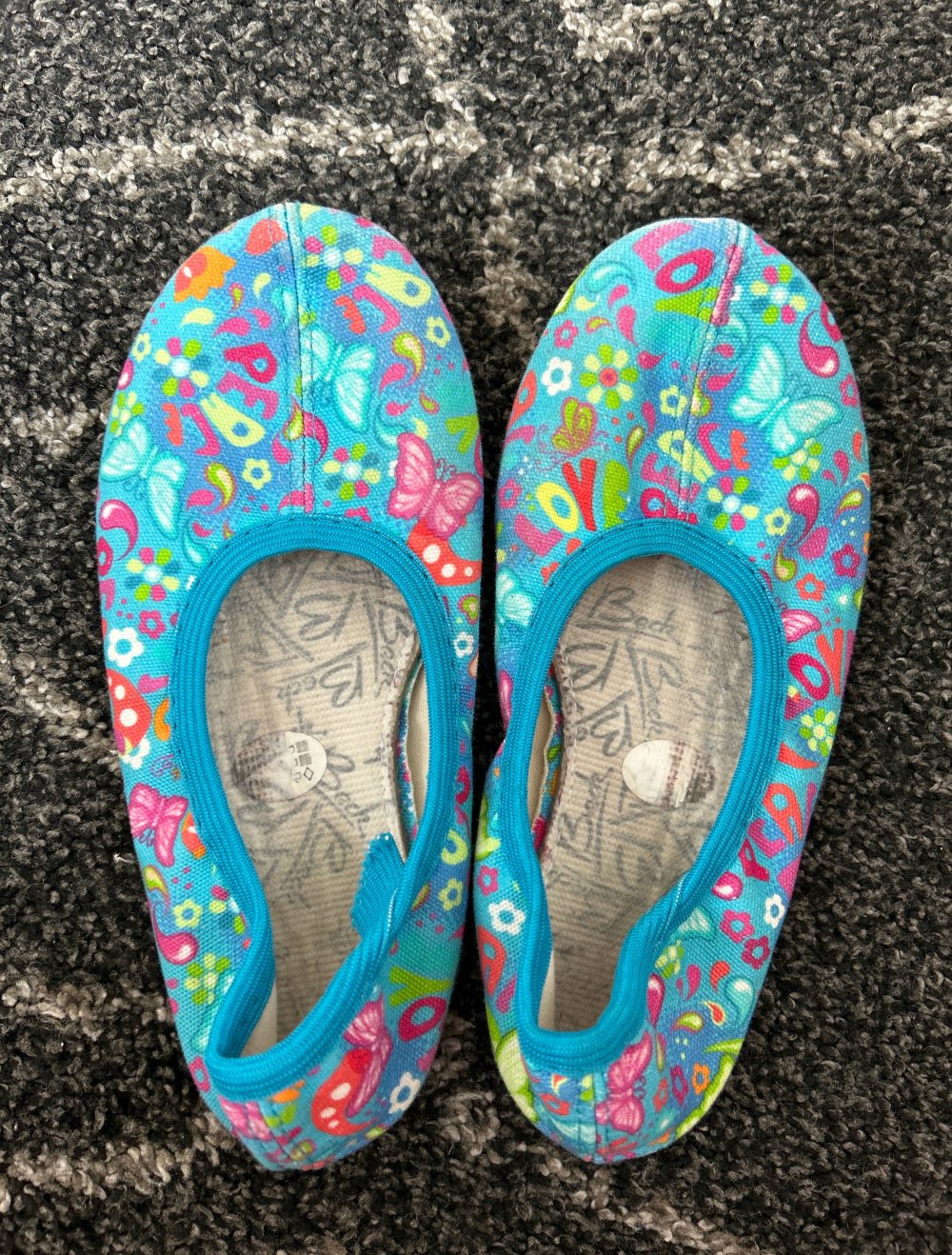 Turnschuhe zum turnen oder zum tanzen