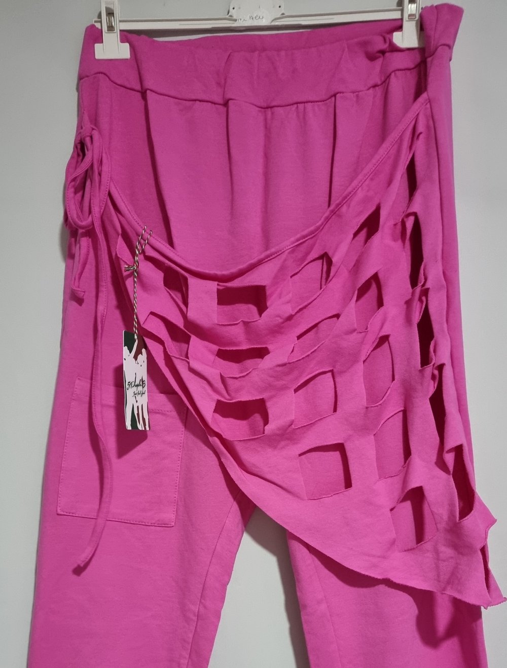 Sweat Baggy Hose pink 38-44