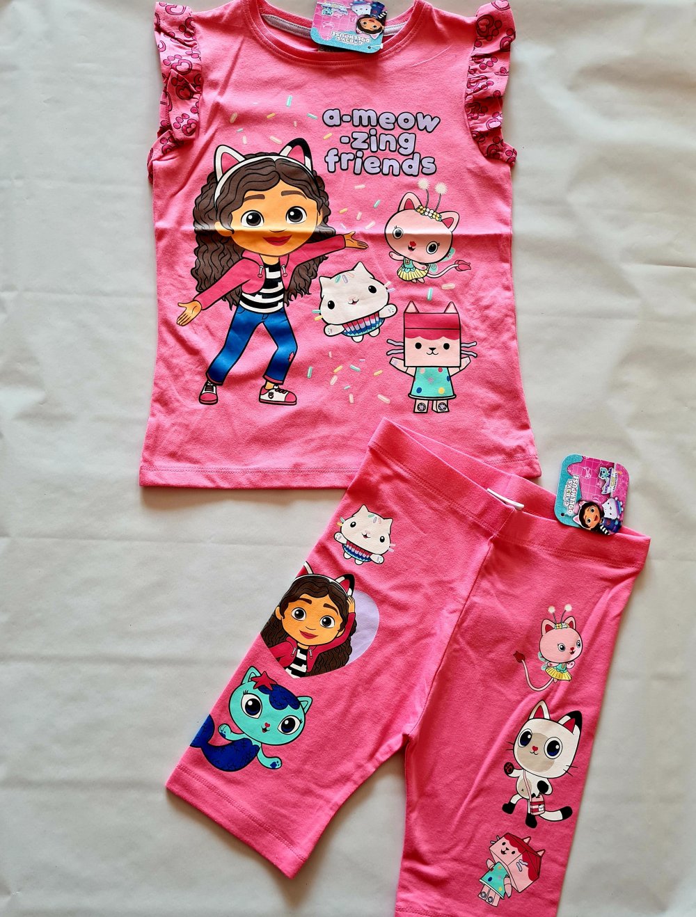 Gabby's Dollhouse Leggins Capri T-Shirt, gr. 116, Neu