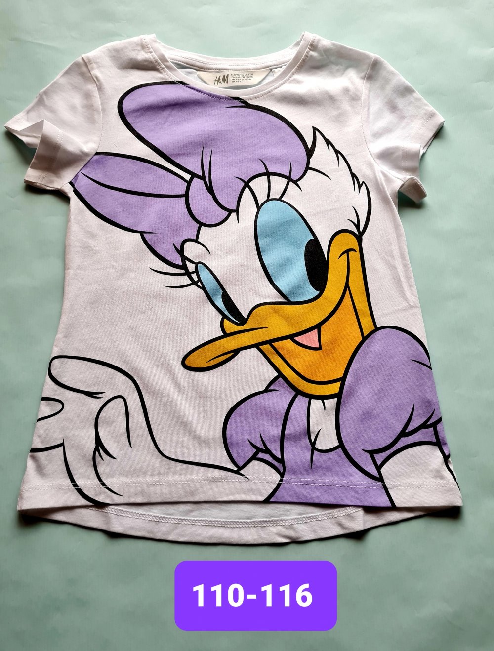 Daisy Duck H&M T-Shirt Neu, gr. 110-116