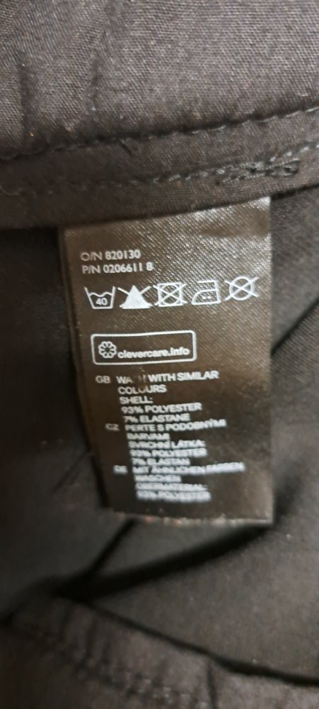 Schicke, feine Hose - schwarz - optimal für Büro - Gr. 42