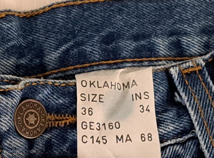 Oklahoma Jeans W36 L34 ungetragen