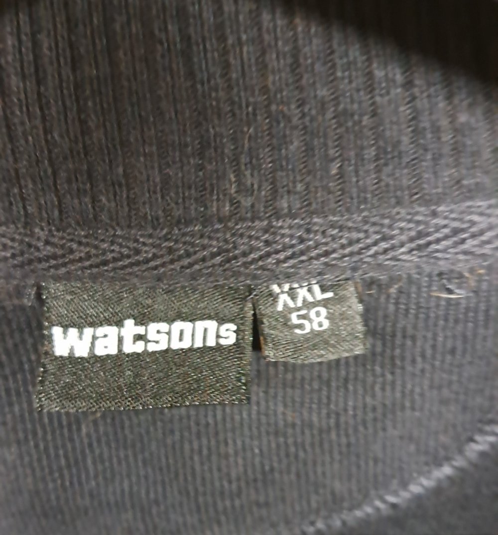 Herrenpullover - Gr. XXL - 58 - schwarz - watsons