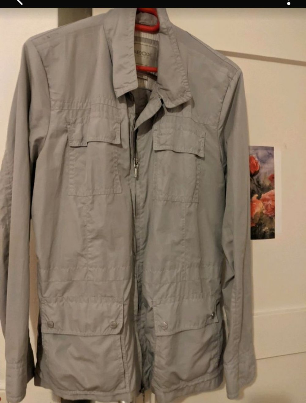 regen sommerjacke Marke geoxx Hellsilber