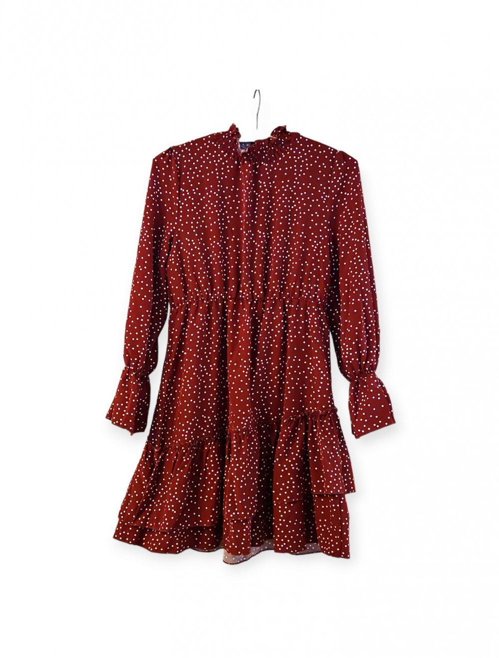 Rotes Pünktchen Kleid