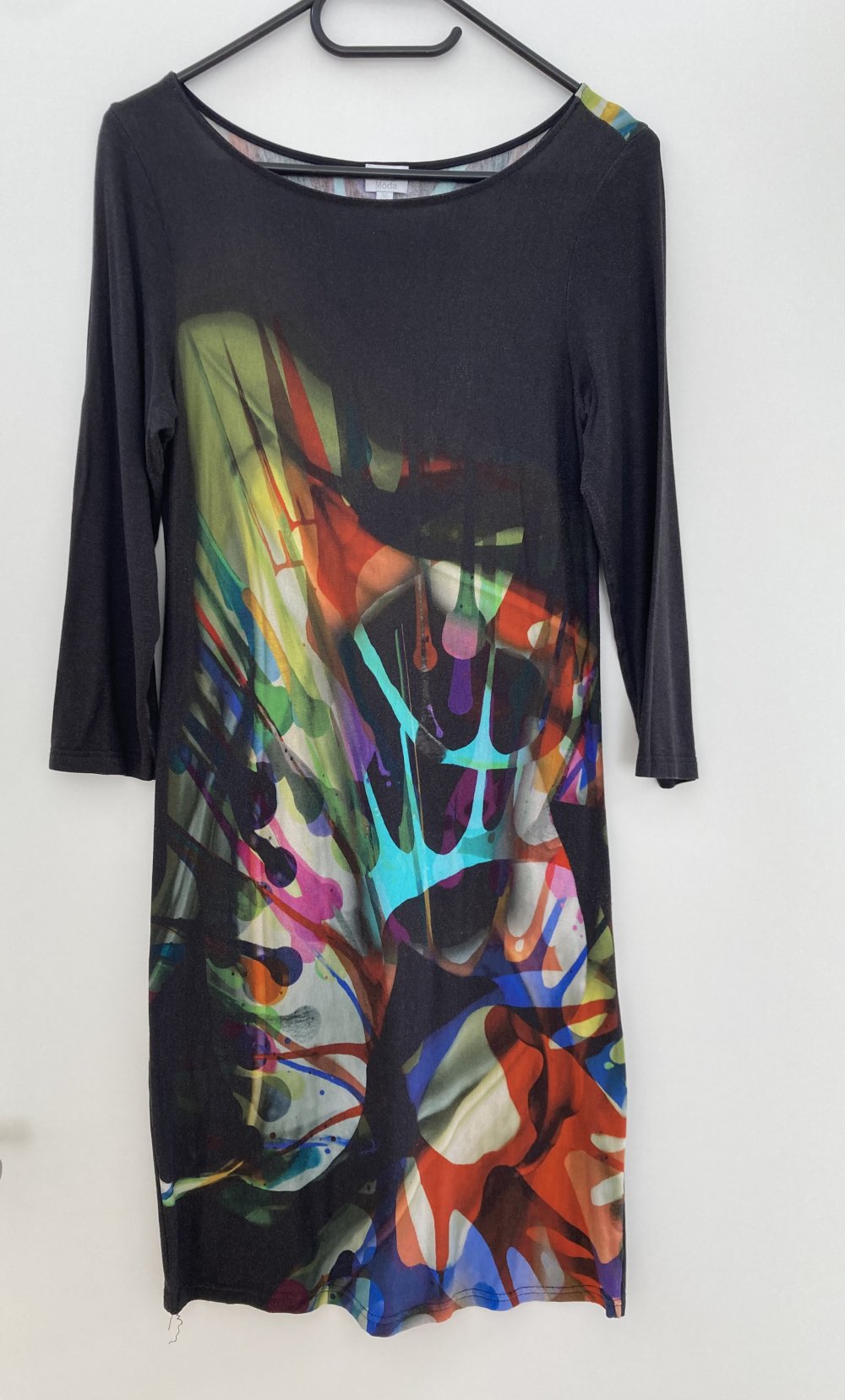 ALBA MODA Damenkleid Etuikleid Markenkleid schwarz anthrazit bunt Gr. 36