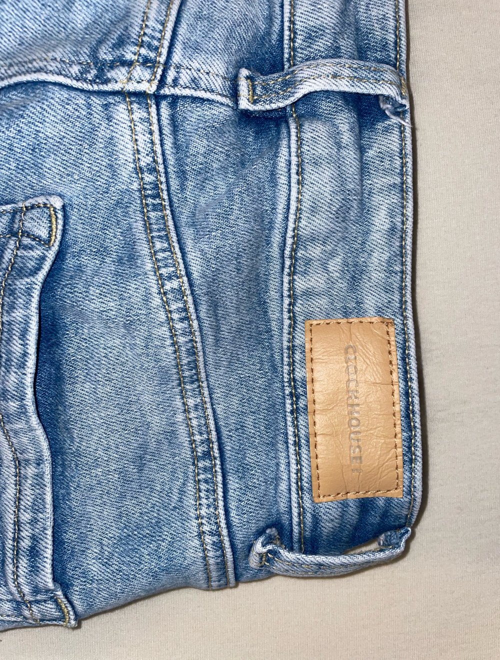 Blaue Schlaghose, top Zustand