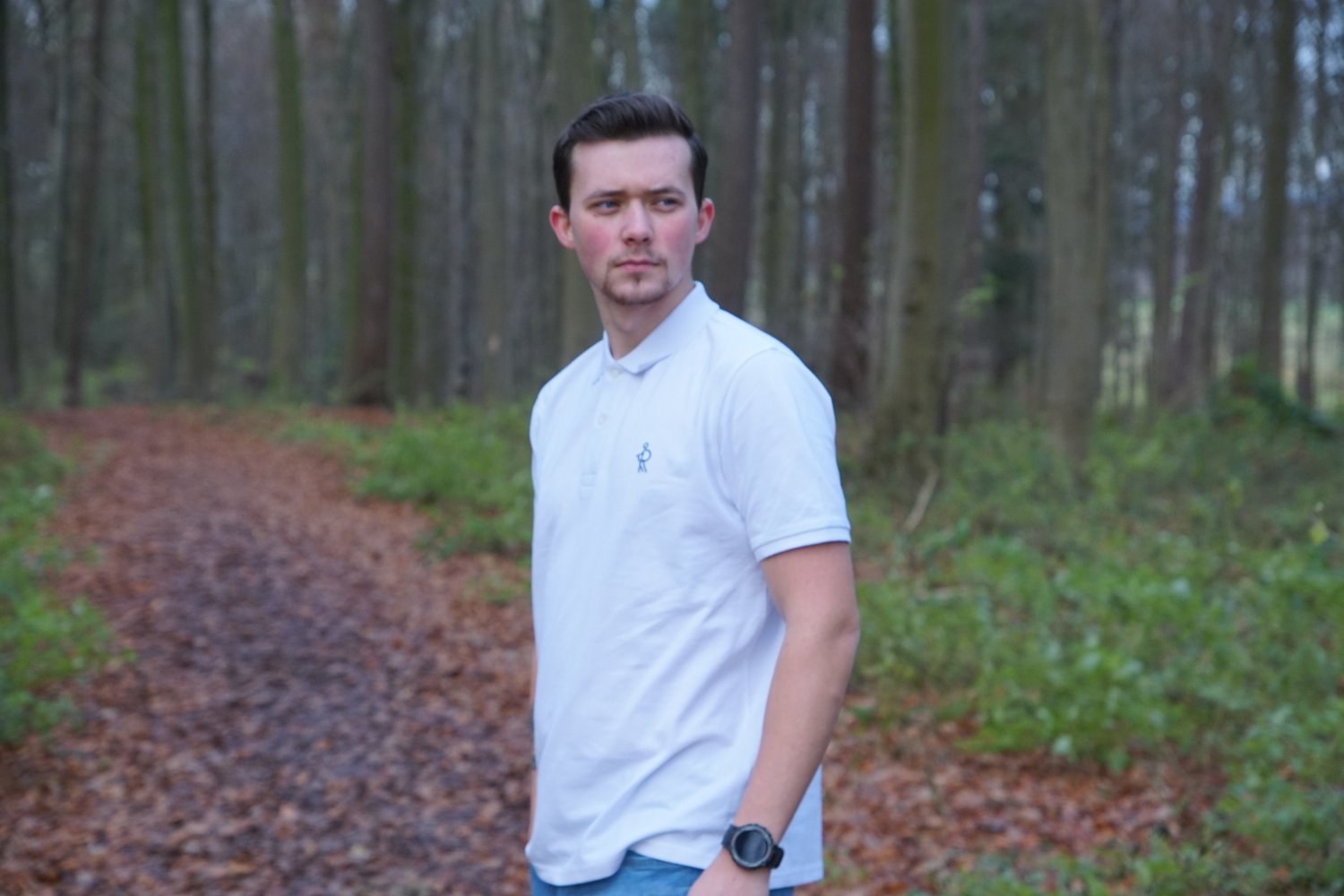 Poloshirt weiß 