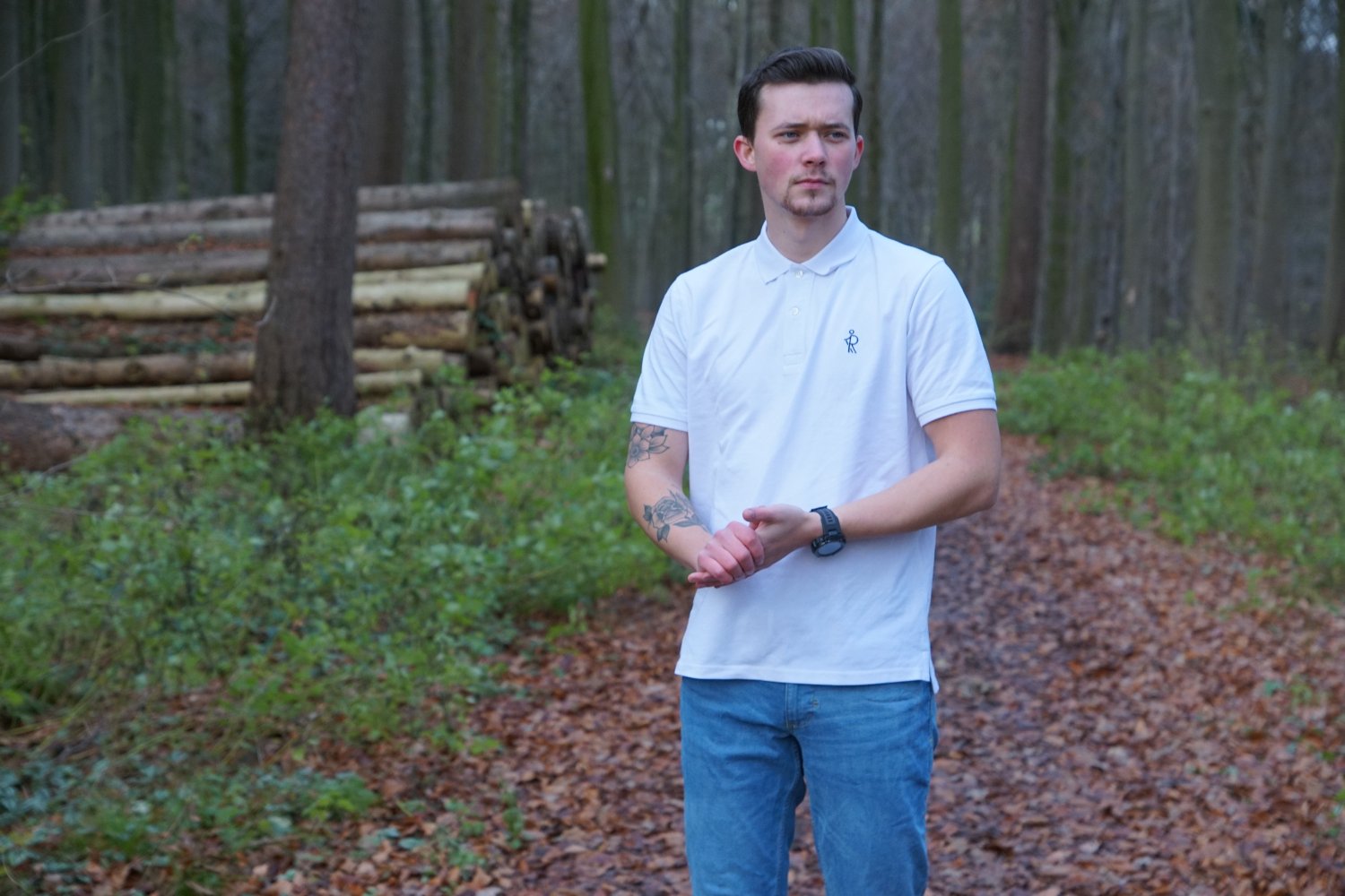 Poloshirt weiß 