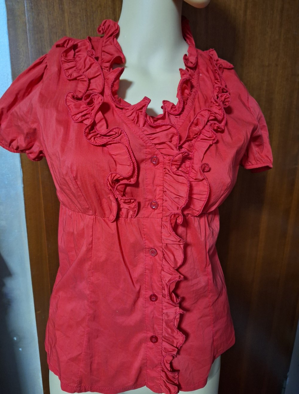 Blusenshirt Rüschen