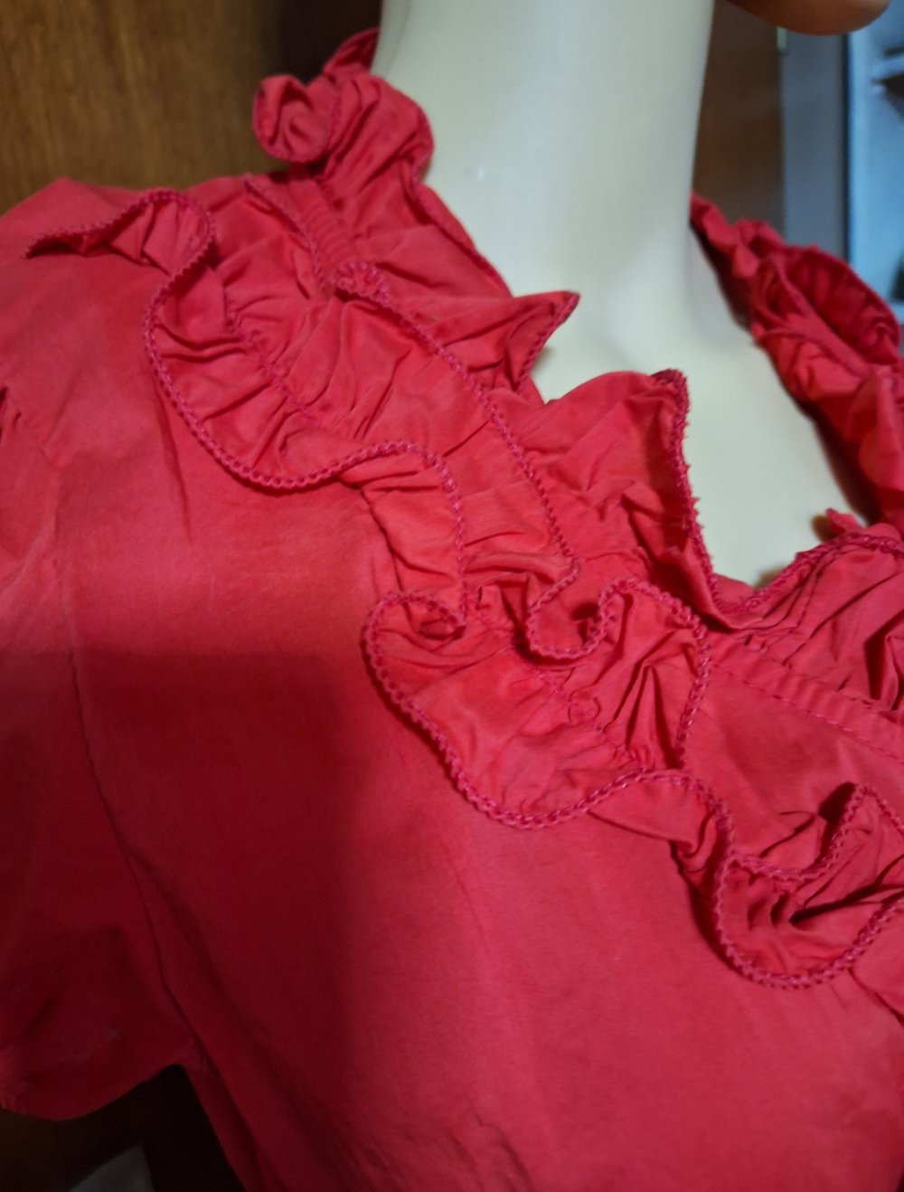 Blusenshirt Rüschen