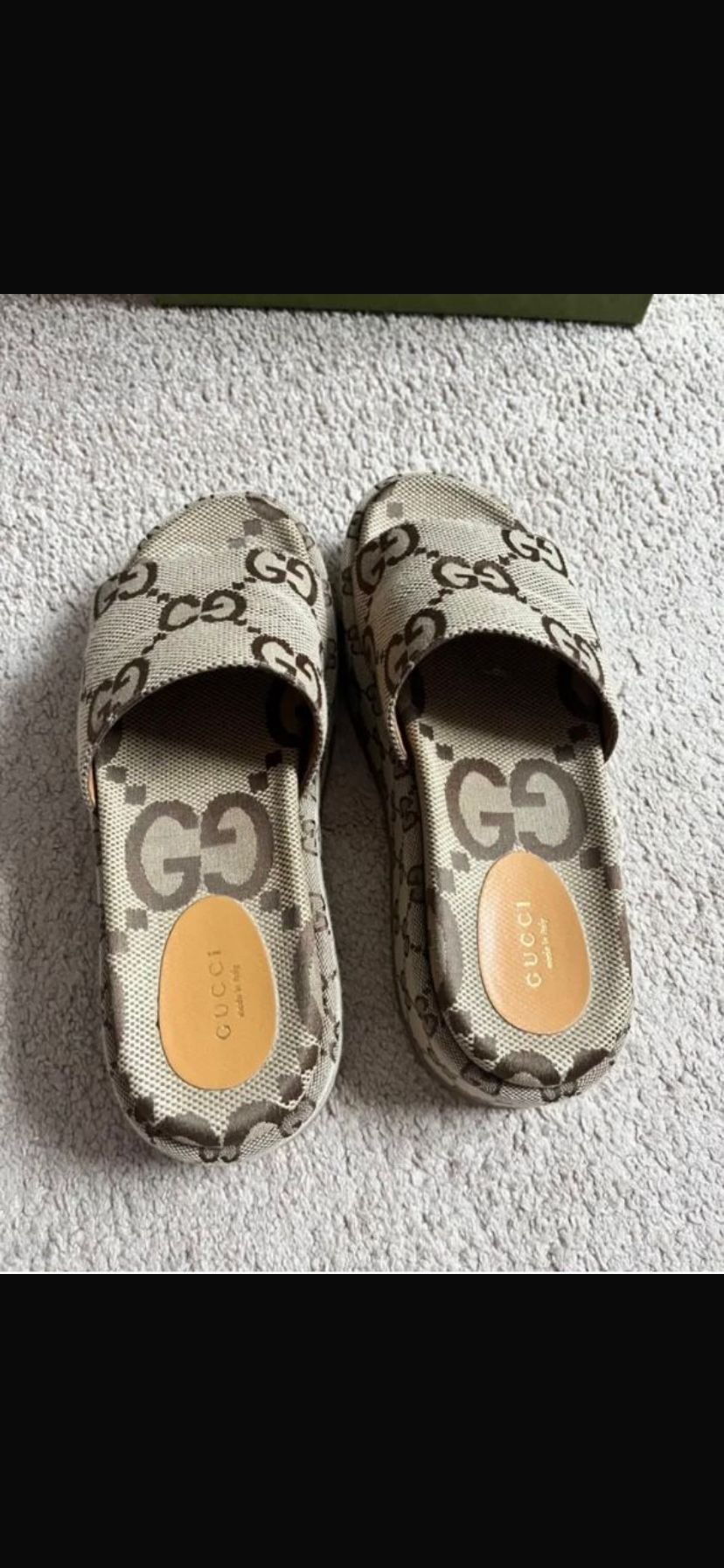 Gucci angelina platform plateau Sandalen, Latschen