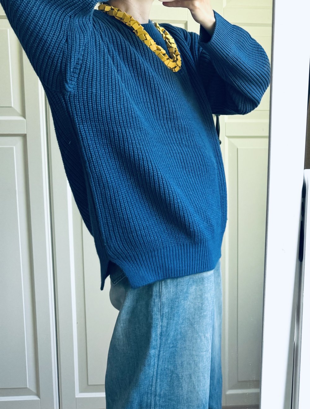 Pullover blau Größe XS-M