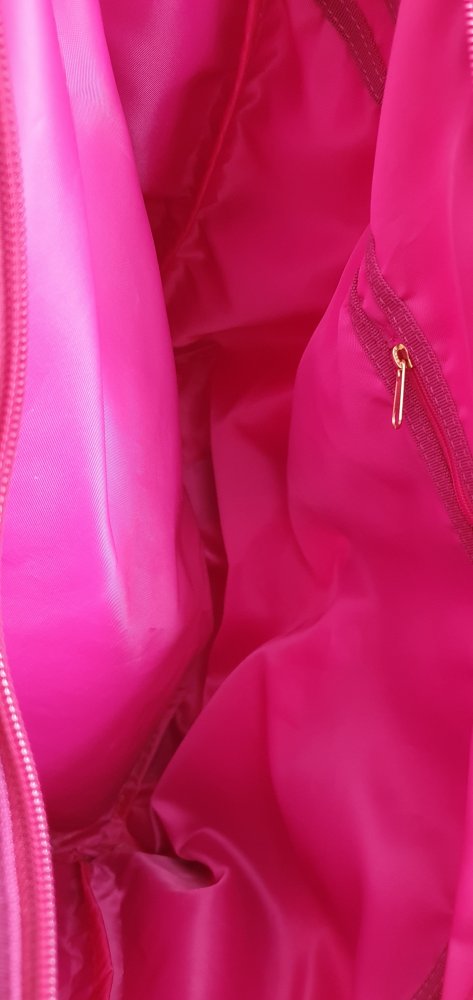 pinke Schultertasche/Shopper