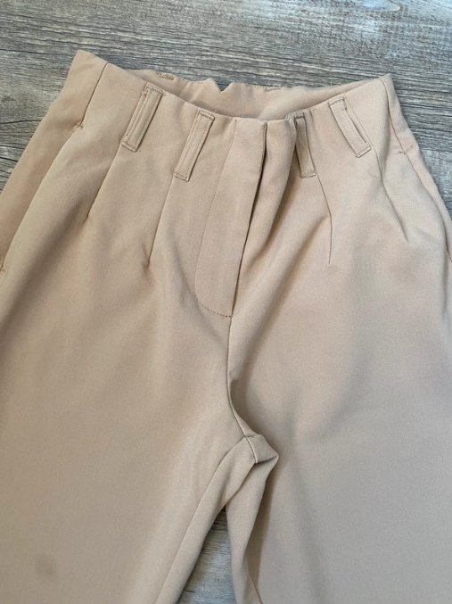 Beige Stoff-Hose von Page One