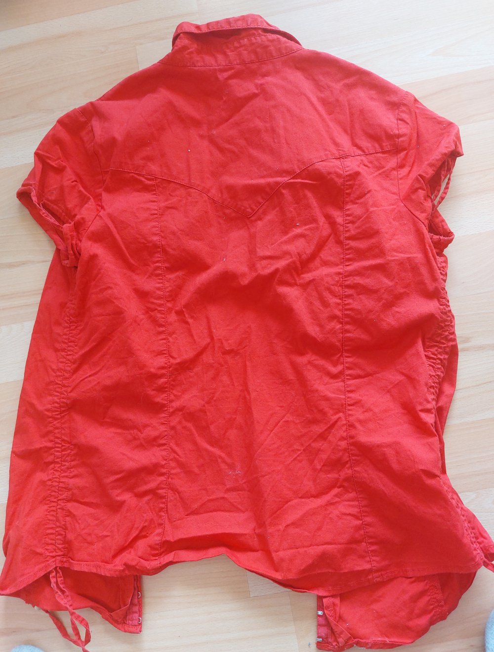 rote Bluse Gr L