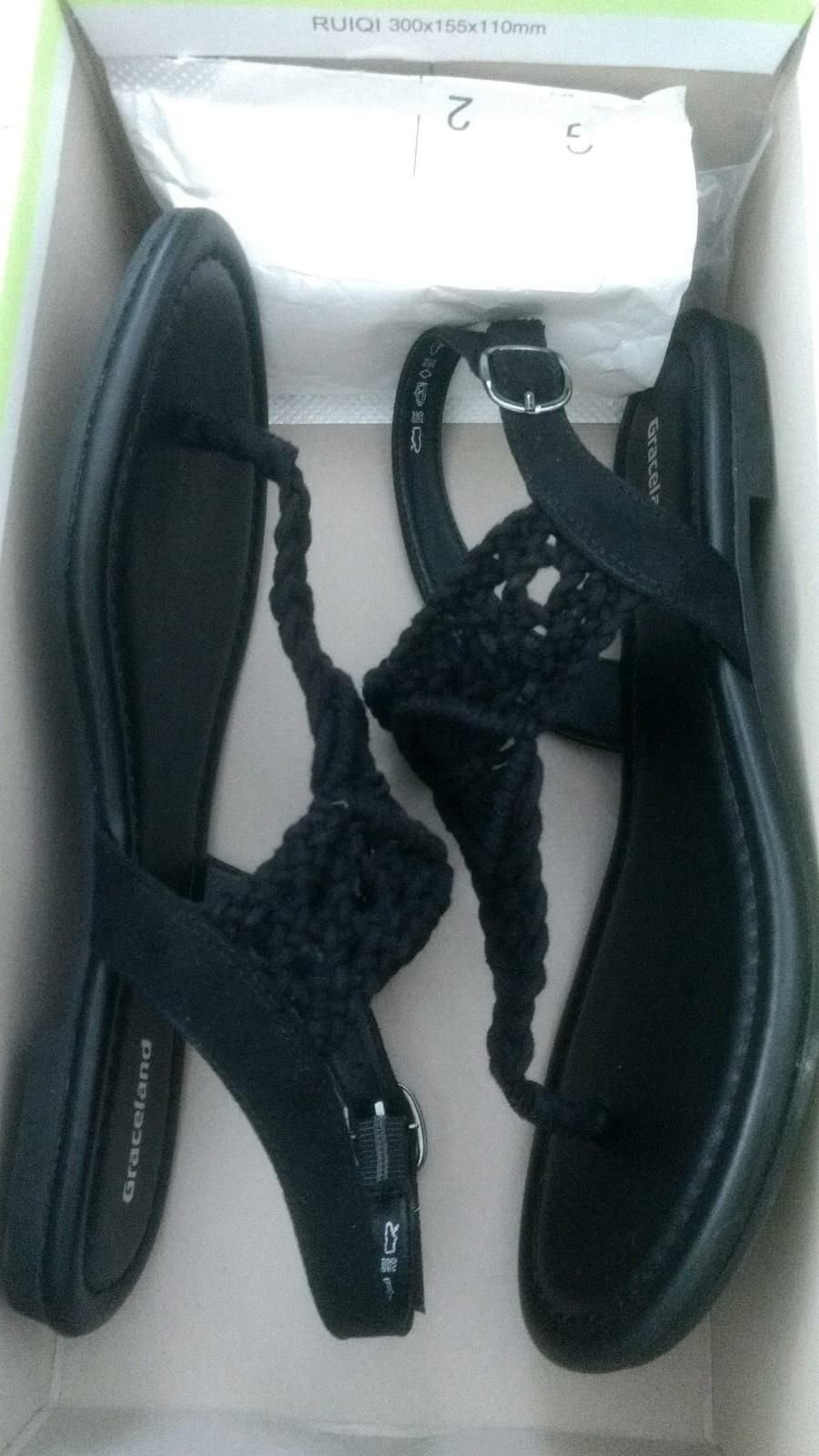 Graceland Sandalen Sandaletten Flip Flops Oriental 37 38 NEU Gala Abendkleid Robe