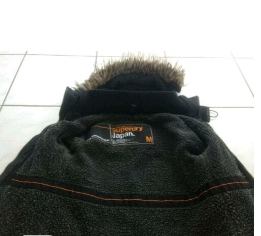 Superdry XS M Jacke Anorak Mantel Parka The Windcheater Klassiker