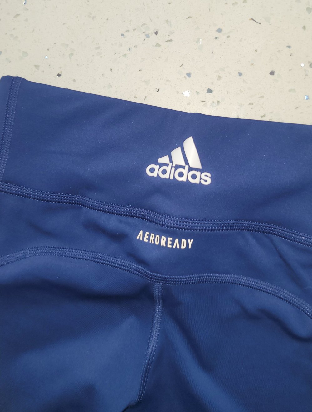 140 #Mädchen #Sport #leggings #Adidas #blau weiß