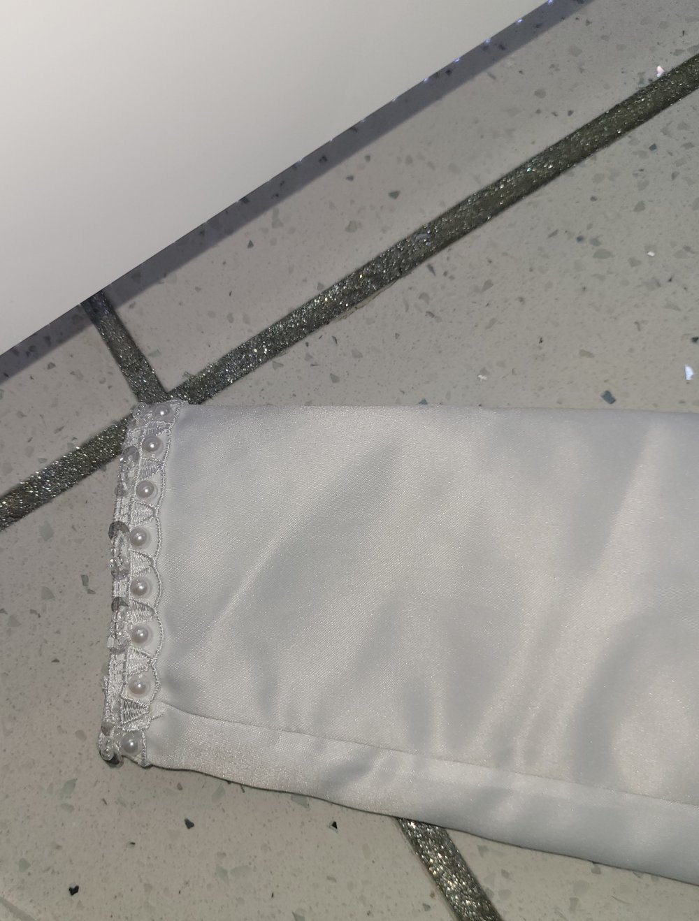 146 #Neu #Mädchen #Bolero #Jäckchen #weiß #Stickerei #glitzer