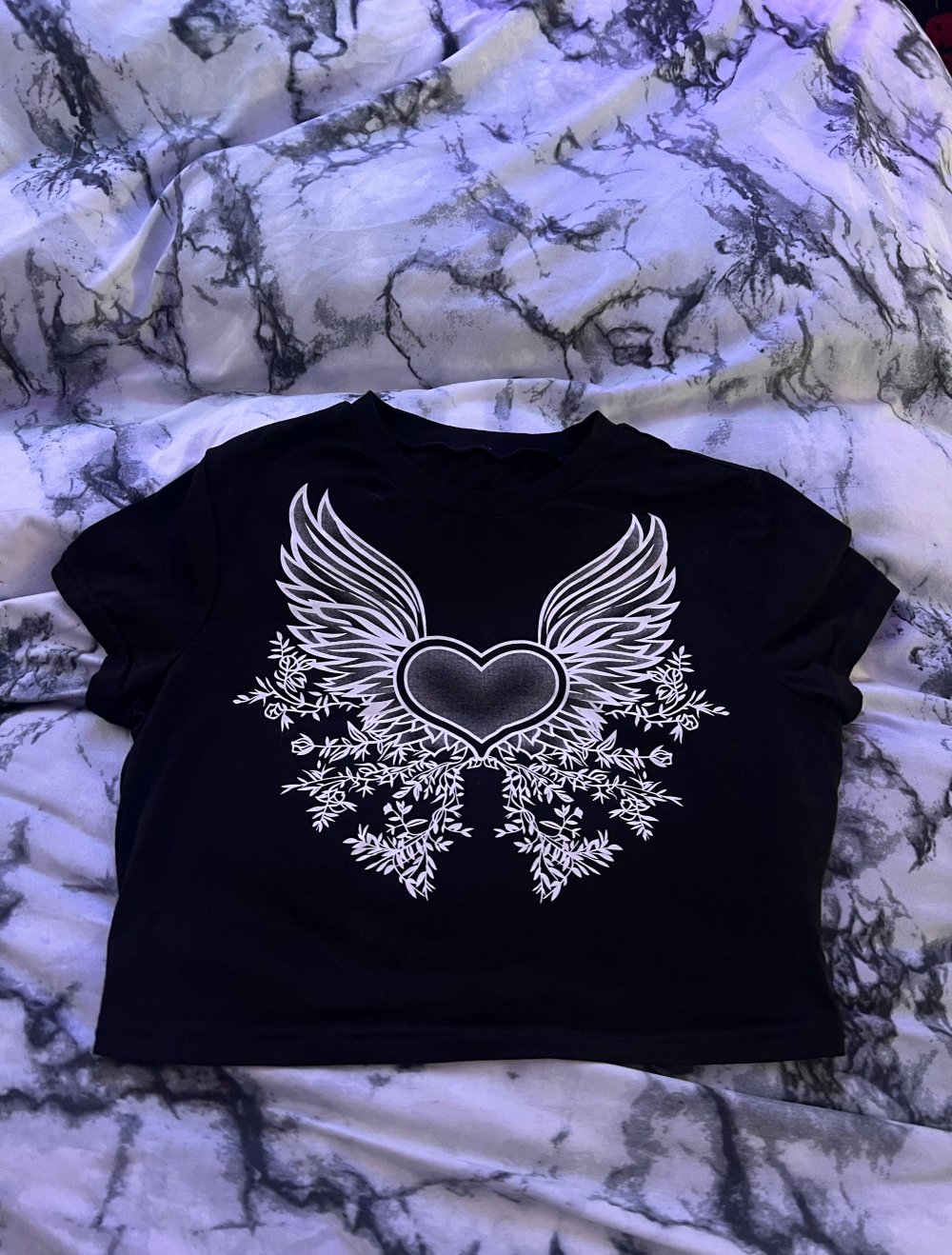 Crop Top / Top / Grunge / Goth / Emo / Bauchfrei / Oberteil