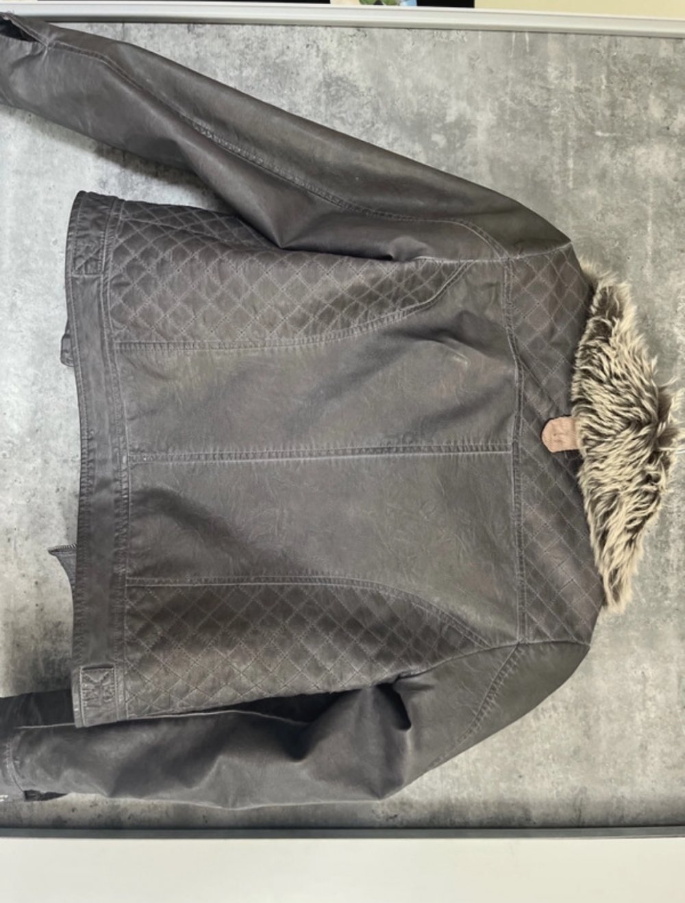 Schöne Leder Jacke