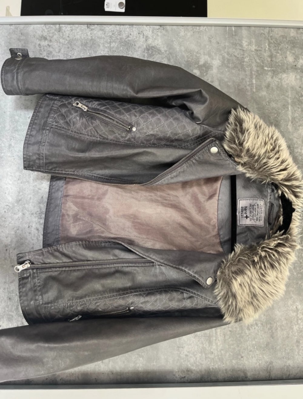 Schöne Leder Jacke