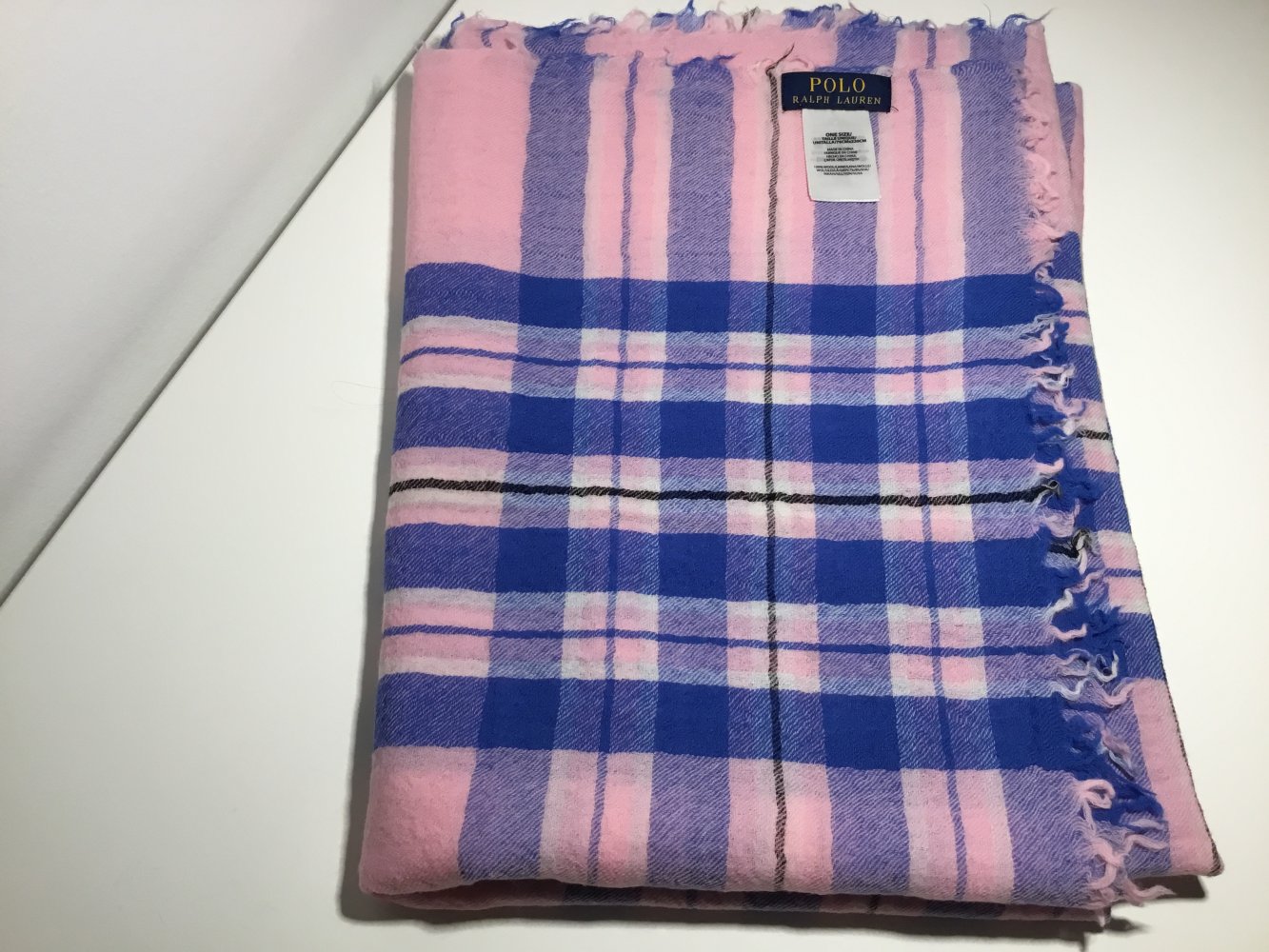 Neu! XXL-Wollschal von Polo Ralph Lauren 
